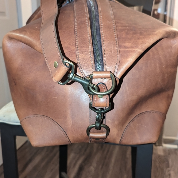 Korchmar Twain 22" Leather Weekender (Espresso color) - Picture 5 of 16